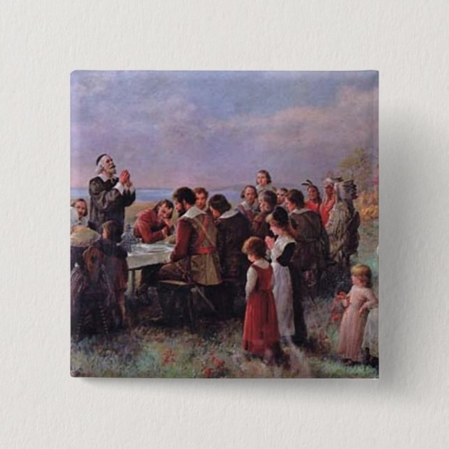 Thanksgiving Pinback Button (Front)
