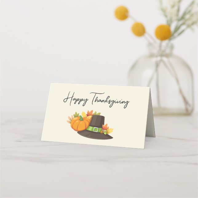 Thanksgiving Place Card (Front)