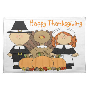 Thanksgiving Place Mat/Pilgrims Placemat