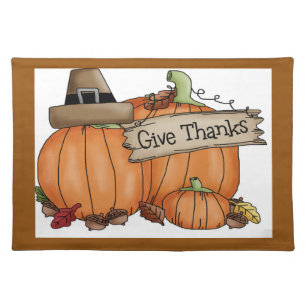 Thanksgiving Place Mat/Pumpkins Placemat