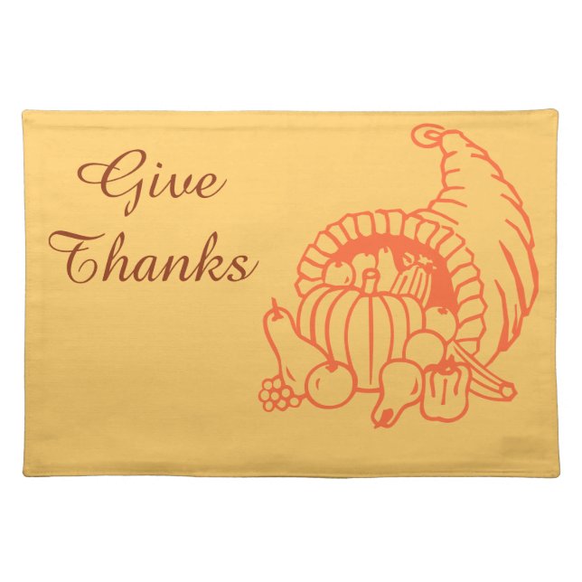 Thanksgiving Placemat (Front)