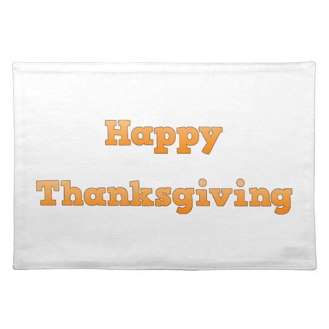 Thanksgiving placemat for sale. (Front)