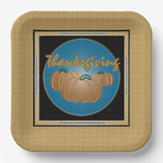 Thanksgiving Plate (Front)