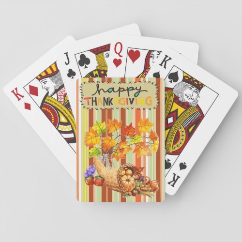 Thanksgiving Playing Card Deck