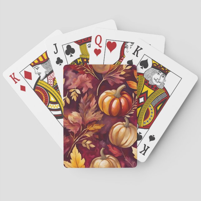 Thanksgiving Playing Cards (Back)