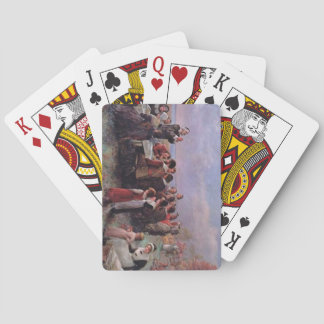 Thanksgiving playing cards. poker cards