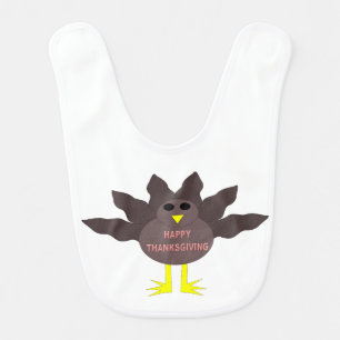 Thanksgiving Plucked Turkey Bib