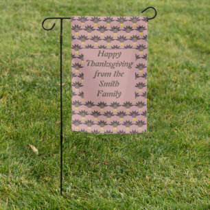 Thanksgiving Plucked Turkey Custom Garden Flag