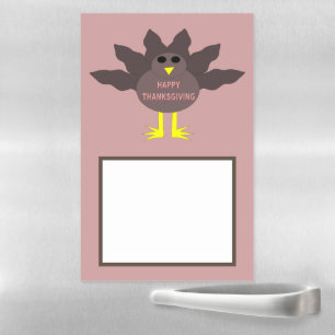 Thanksgiving Plucked Turkey Magnetic Dry Erase Sheet