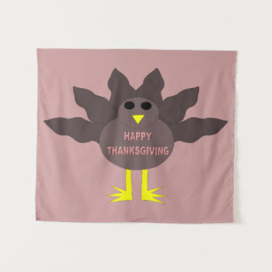 Thanksgiving Plucked Turkey Tapestry