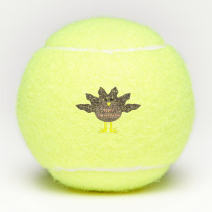 Thanksgiving Plucked Turkey Tennis Balls