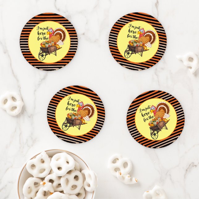 Thanksgiving Popular Beautiful Autumn Collection Coaster Set (In Situ)