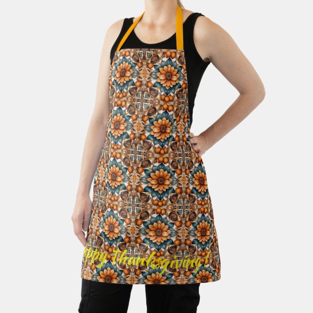 Thanksgiving Popular Pumpkin Autumn Collection Apron (Insitu)