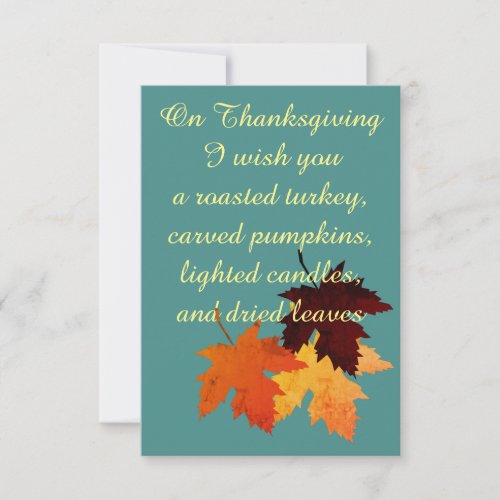 Thanksgiving Post card