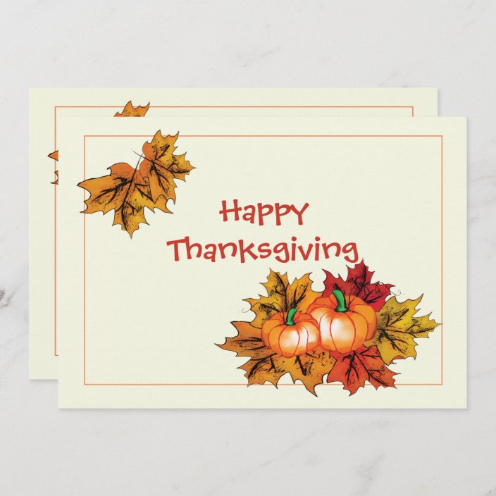 Thanksgiving post card | Zazzle.com