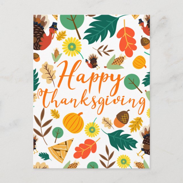 Thanksgiving Postcard (Front)