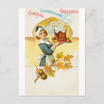 Thanksgiving Postcard by lmulibrary at Zazzle