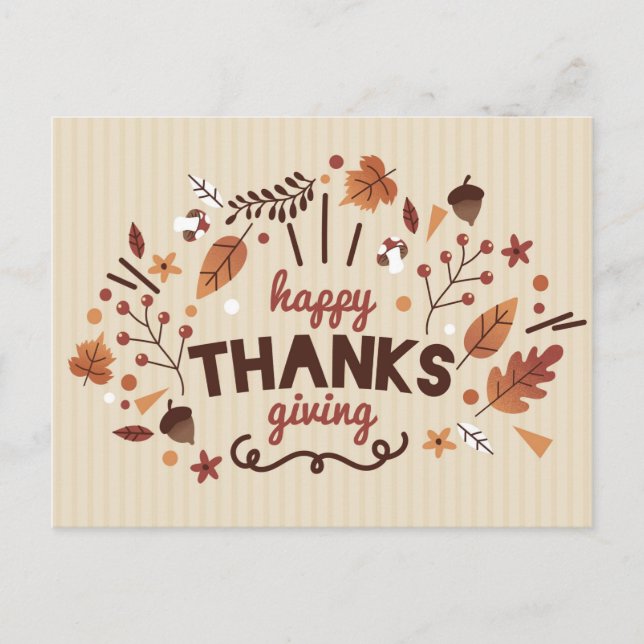 Thanksgiving Postcard (Front)
