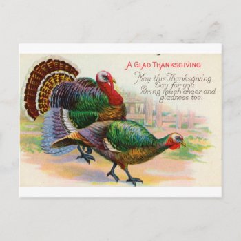 Thanksgiving Postcard by lmulibrary at Zazzle