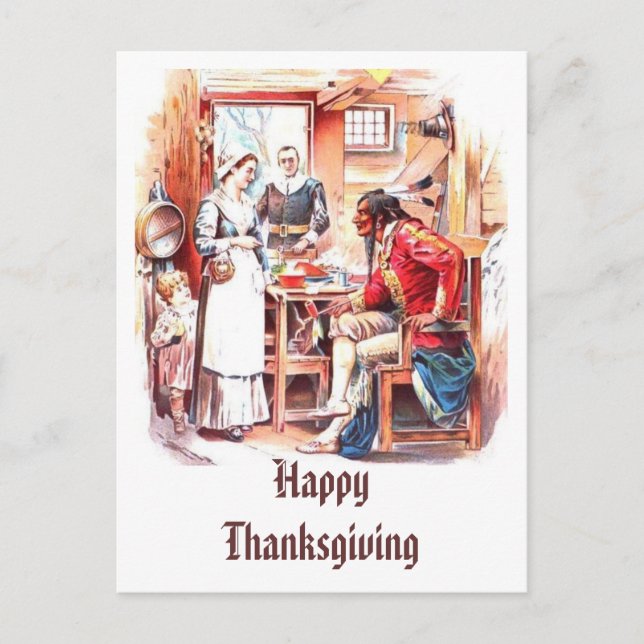 Thanksgiving Postcard Vintage (Front)