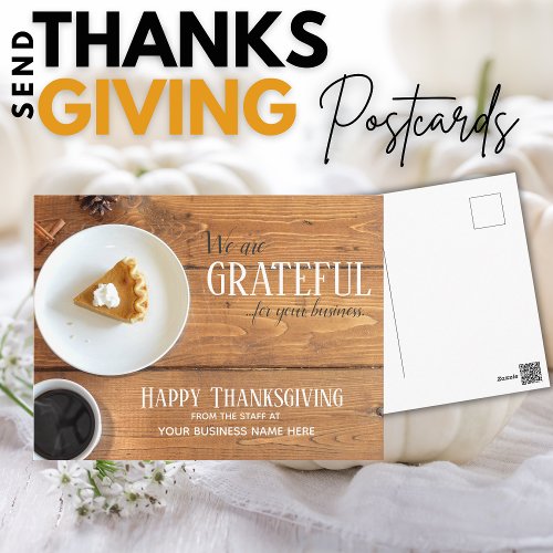 Thanksgiving Postcards _ Business Restarant Theme