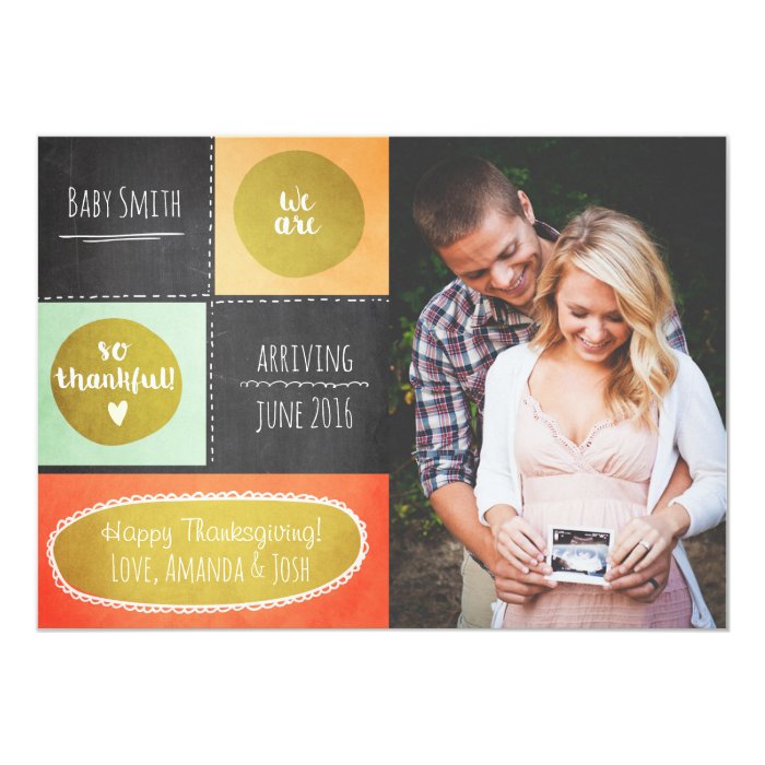 fall pregnancy announcement cards