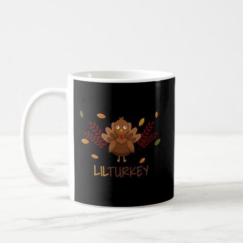 Thanksgiving Pregnancy Announcement Lil Turkey For Coffee Mug