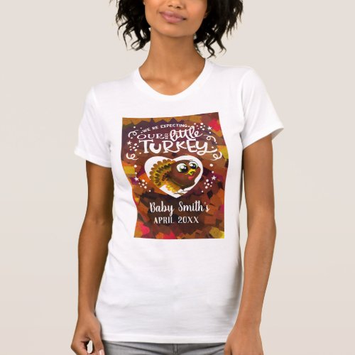 Thanksgiving Pregnancy Announcement T_Shirt