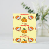 Thanksgiving pumpkin and turkey (Standing Front)