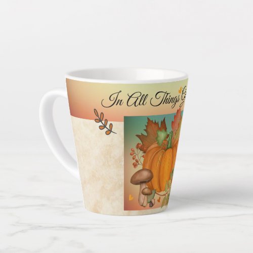 Thanksgiving Pumpkin Latte Mug