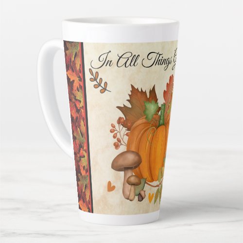Thanksgiving Pumpkin Latte Mug