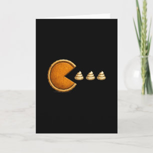 Thanksgiving Pumpkin Pie Chasing Cream Game On Tha Card