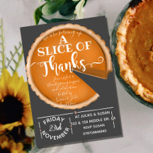 Thanksgiving pumpkin pie volunteer lunch