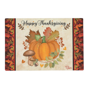 Thanksgiving Pumpkin Placemat