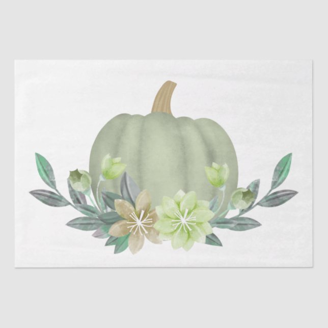 Thanksgiving Pumpkin Series Design 1 Tissue Paper (Front)