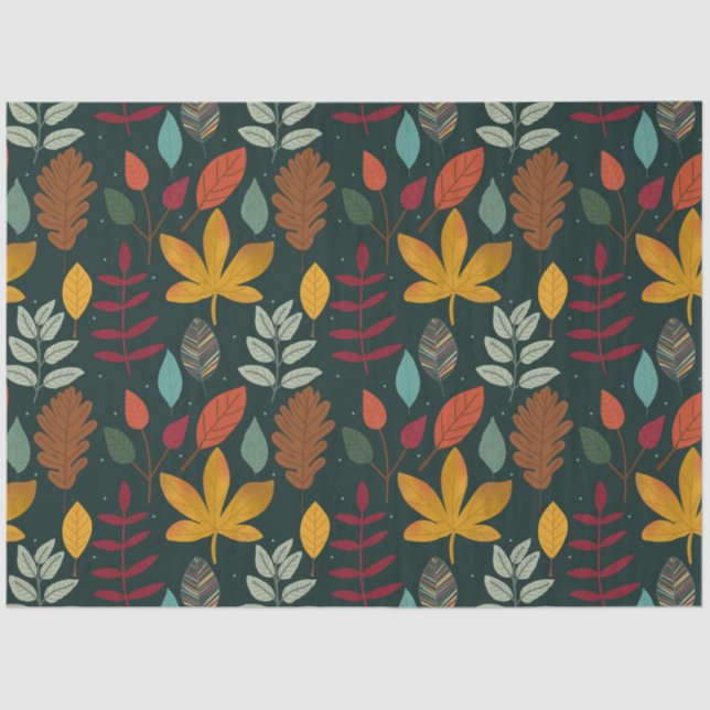 Thanksgiving Pumpkin Series Design 28 Tissue Paper (Front)