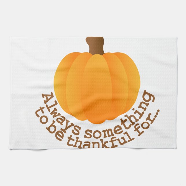 Thanksgiving Pumpkin Towel (Horizontal)