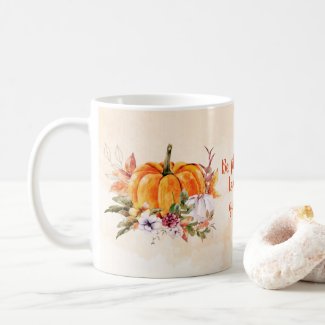 Thanksgiving Pumpkins And Flowers