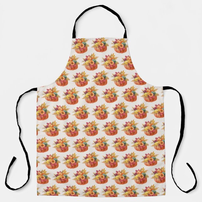 Thanksgiving Pumpkins Apron (Front)