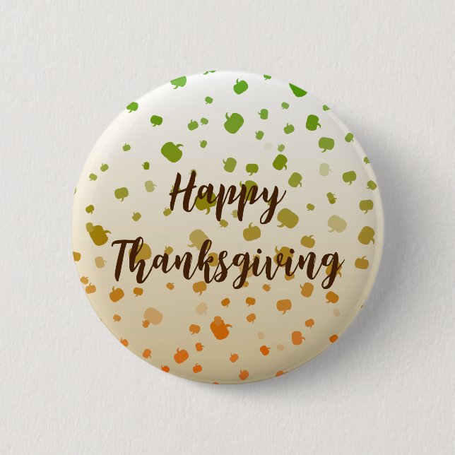 Thanksgiving Pumpkins Button (Front)