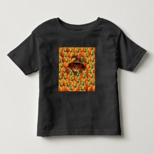 THANKSGIVING PUMPKINS CUTE CAT TODDLER T-SHIRT