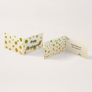 Thanksgiving Pumpkins Folded Card