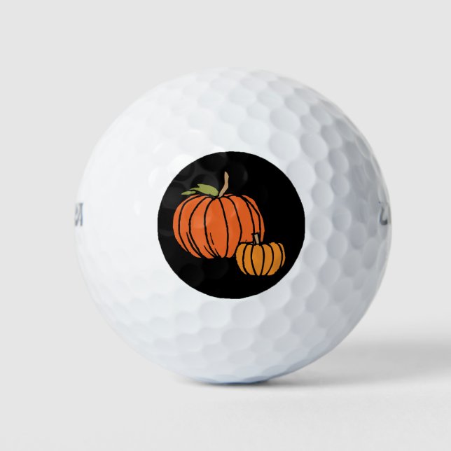 Thanksgiving Pumpkins Golf Balls (Front)