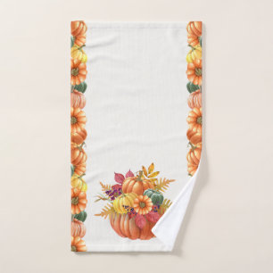 Thanksgiving Pumpkins Hand Towel