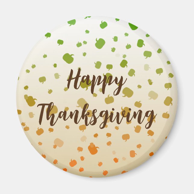 Thanksgiving Pumpkins Magnet (Front)