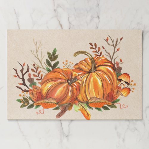 Thanksgiving Pumpkins Placemats