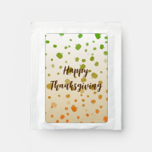 Thanksgiving Pumpkins Tea Bag Drink Mix