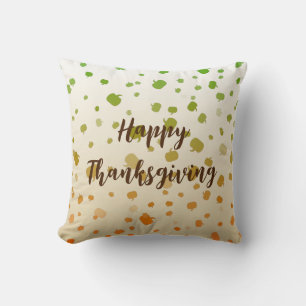 Thanksgiving Pumpkins Throw Pillow