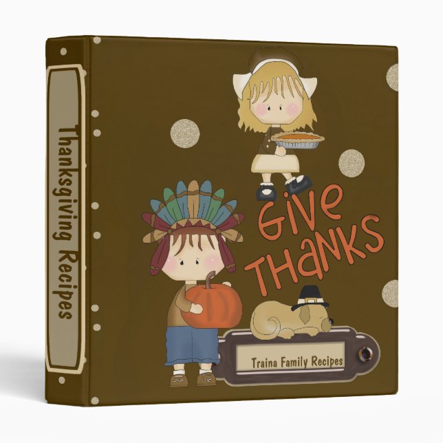 Thanksgiving Recipe Binder (Front/Spine)