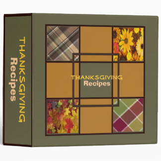 Thanksgiving Recipes Binder